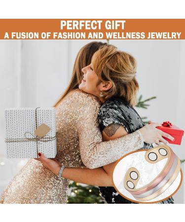 2.3 Inch Magnetic Ring for Women | Relieve Arthritis & Migraines | Weight Loss Benefits | Adjustable Magnetic Jewelry - Buy Online on GoSupps.com