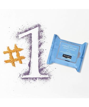 Neutrogena Makeup Remover Cleansing Face Wipes - Twin Pack, 25 Count - Alcohol-Free, Removes Waterproof Makeup and Mascara - Buy Online on GoSupps.com