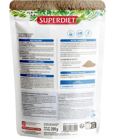 SUPERDIET - ORGANIC STELTLE - Disposal - Resealable bag - Packaged in France - Powder 200g - Buy Online on GoSupps.com