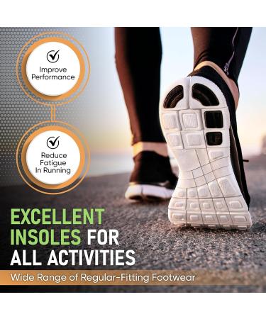 Dynamic Orthotics Insoles for Foot Pain Relief | Arch Support Inserts for Plantar Fasciitis | Shoe Insoles for Men (11-12.5) & Women (12-13.5 - Buy Online on GoSupps.com