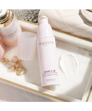 Wander Beauty Sight C-er Vitamin C Concentrate - Brightening Daily Moisturizer with Vitamin E, Kakadu Plum, Niacinamide & Hyaluronic Acid - Buy Online on GoSupps.com