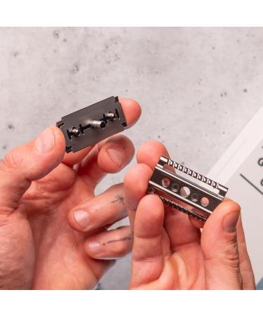 Excalibur Premium Double-Edge Safety Razor for Men | 5 Platinum Blades & Stand | Perfect Shave - Buy Internationally - Buy Online on GoSupps.com