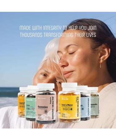 Lion s Mane Mushroom Gummies with Zinc Clean Natural Vegan Non GMO Gummy Brain Focus & Immune Support Daily Adaptogen Chewables 30 Gummies Made in USA - Buy Online on GoSupps.com