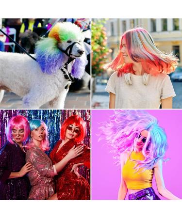 10 Colors Set Hair Chalk for Kids | Washable Temporary Hair Color | Perfect for Carnival Halloween Christmas & Parties - Buy Online on GoSupps.com