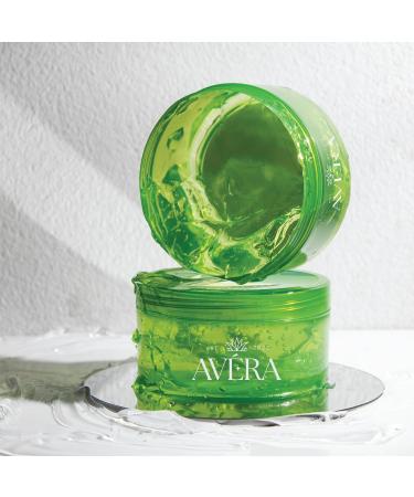 LYDHoldings LLC Avera Organic Aloe Vera Gel for Face & Body 96% Pure Aloe Gel Ideal for Skin Scalp & Hair Hydration Calming Moisturizer for Soothing After Sun Care 7.05oz - Buy Online on GoSupps.com