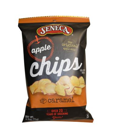 Seneca Apple Chips, Caramel, 2.5 oz