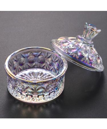 Noverlife Glass Nail Dappen Dish with Lid - Crystal Dappen Bowl for Acrylic Liquid & Powder - Nail Art Glassware for Manicure - Chinese Tent Shaped - Buy Online on GoSupps.com