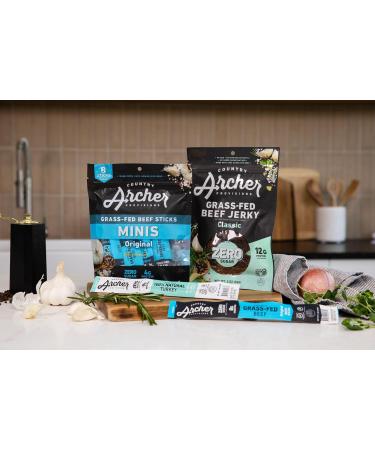 Jerky Gift Box - Country Archer Grass Fed Jerky - 18pk - One of Everything - Easter Basket Gifts - Gifts for Men - Gifts for Husband - Meat Snack Sampler Gift Box 40.95 g (Pack of 18) - Buy Online on GoSupps.com