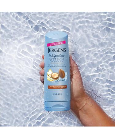 Jergens Wet Skin Body Moisturizer with Restoring Argan Oil 10 Ounces - Buy Online on GoSupps.com