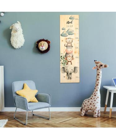 Personalized Children's Yardstick 80-140 cm - Animal Decoration for Kids' Room | Perfect Birth Gift in Africa - Buy Online on GoSupps.com