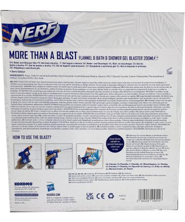 NERF GUN MORE THAN A BLAST SET (200ML BATH S/GEL & FLANNEL) - Buy Online on GoSupps.com