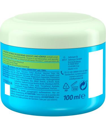 Penaten Intensive Care Cream 100ml - 24h Moisturizing Cream for Babies & Dry Skin Relief - Buy Online on GoSupps.com