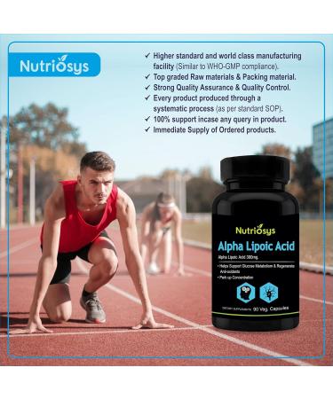 Buy Alpha Lipoic Acid 300mg - 90 Veg Capsules | Premium Antioxidant Supplement - International Shipping Available - Buy Online on GoSupps.com