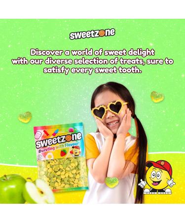  Sweetzone Sweetzone Apple and Custard Foam Candy Bag Halal Candy Flavor 1 kg - Buy Online on GoSupps.com