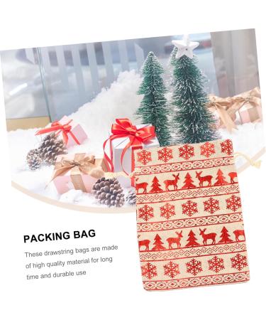 STOBAZA Chrismas 1 Set Christmas Bag The Calendars Santa Sack Wrapping Bag Christmas Tree Cotton Sack - Buy Online on GoSupps.com