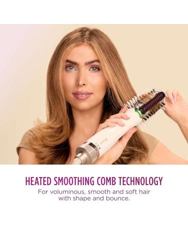 Shark SmoothStyle Heated Brush and Comb | Wet & Dry | Smoothing Hot Air Brush | 3 Temperatures | Soft & Voluminous Finish | All Hair Types | Silk HT202UK - Buy Online on GoSupps.com