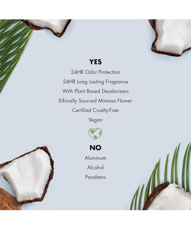 Love Beauty And Planet Deodorant Coconut & Mimosa Flower 2.95 Oz - Pack of 4 - Buy Online on GoSupps.com