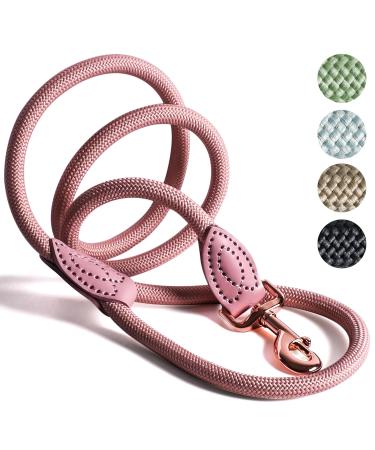 ne & no touleine for medium -sized to very large dogs 1.2m i training leash i dog leash robust i leaders round braided i hand loop i rope leash dog i city leash leash (mauve 120 cm) 120 cm mauve - Buy Online on GoSupps.com