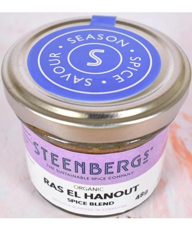 Steenbergs Organic Ras El Hanout 48g Glass Jar - Buy Online on GoSupps.com