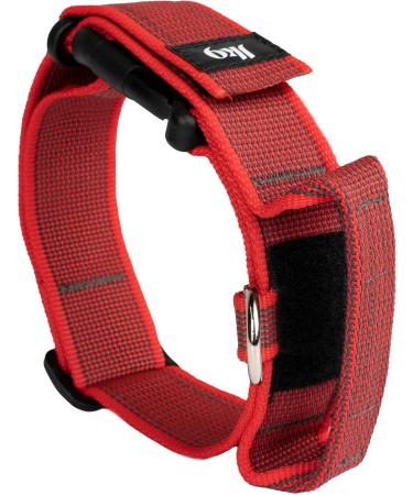 Shop Julius-K9 100HA-K-R-2015 Adjustable K9 Neck Band - Red-Gray with Handle Safety Closure 38-53 cm - International Shipping - Buy Online on GoSupps.com