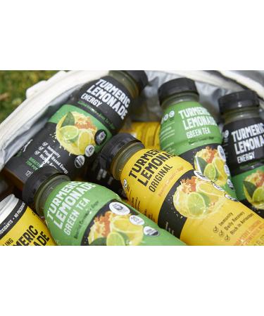 Organic Golden Tiger Turmeric Lemonade | Inflammation Relief & Immunity Support | Bio-Active Curcumin + Ginger | 12 Bottles - Plant Based Power - Buy Online on GoSupps.com