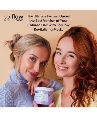 So!Flow Intensive Revitalizing Mask with Prunus & Rhodiola - Intensive Care for Colored Hair Enriched with Oils and Proteins to Nourish Strengthen and Protect - Buy Online on GoSupps.com