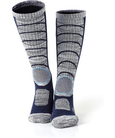 XIKUN Ski Socks - High Performance Winter Sport Socks - Men 4-12 Women 5-13 - Assorted Colors - 3 Pairs - Buy Online on GoSupps.com