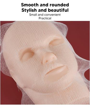 100 Pcs Spa Skin Care Gauze Masks - Breathable Mesh Facial Gauze for DIY Beauty Treatments - Buy Online on GoSupps.com