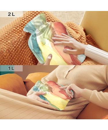 Natural Luxury Marble Hot Water Bottle | 2L Pain Relief & Warmers for Hands Feet & Cramps - International Shipping - Buy Online on GoSupps.com