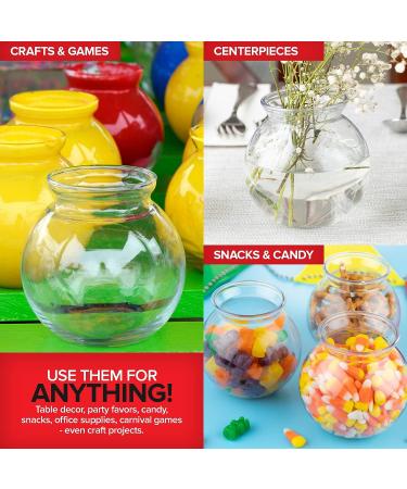 12 Pack 16 oz Clear Plastic Fish Bowls for Parties - Mini Drink Bowls for Drinks and Decorations - Buy Online on GoSupps.com