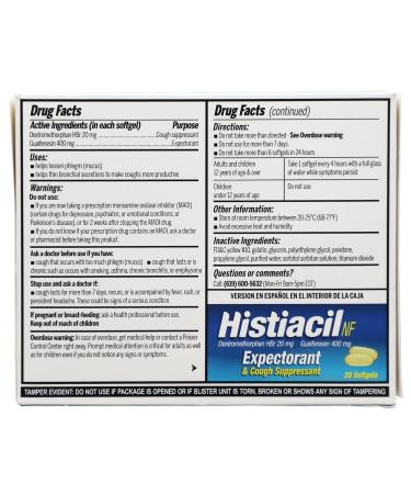 Histiacil Max Relief w/20 softgel - Buy Online on GoSupps.com