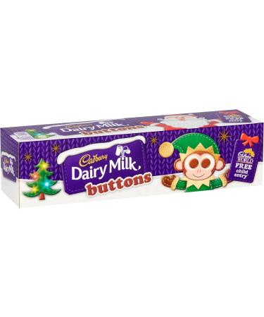 Cadbury Dairy Milk Buttons Christmas Tube 72g - Buy Online on GoSupps.com