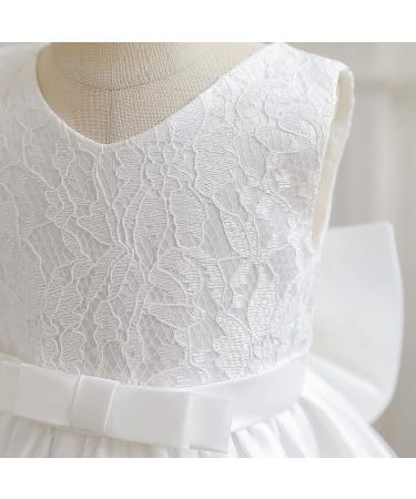 NNJXD Baby Girls Flower Princess Dress 648 White-a | 6-12 Months - Buy Online on GoSupps.com