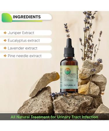 Two bottles bundle of UTI E Drops. UTI E-Drops All Natural Treatment for Urinary Tract Infection. Also offered as single bottle. - Buy Online on GoSupps.com