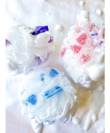 Balmy Naturel Xtra Foam Large Bath Pouf - Luxurious Exfoliating Bath Accessory for Ultimate Relaxation | Shop Internationally - Buy Online on GoSupps.com