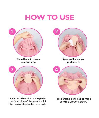 100 Pack Underarm Sweat Pads - Disposable Armpit Shields for Hyperhidrosis - Invisible Dress Guards for Men and Women - Beige - Buy Online on GoSupps.com