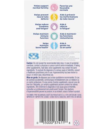 Materna Nestle Prenatal Postpartum Vitamin & Mineral Supplement 100 Tablets - 100 Count - Buy Online on GoSupps.com