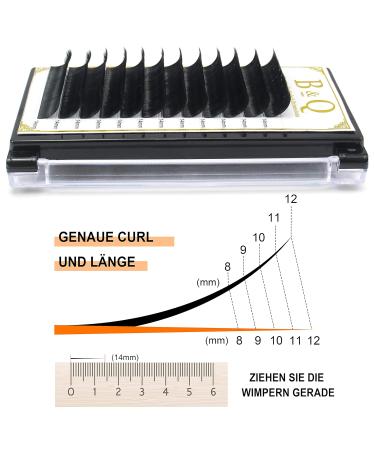 Self-Fleeed Eyelashes | Easy Fan Lashes | Volume Individual Extensions | C D Curl | 13mm 0.03 Black - Buy Online on GoSupps.com