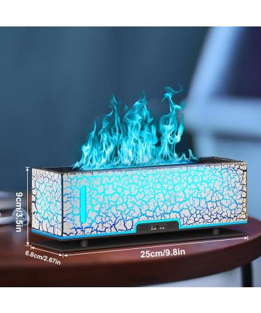 Buy Diffuserlove Flame Diffuser Humidifier - 200ml Essential Oil Diffuser for Home & Office - Cool Fire Aroma Diffuser (White - Buy Online on GoSupps.com