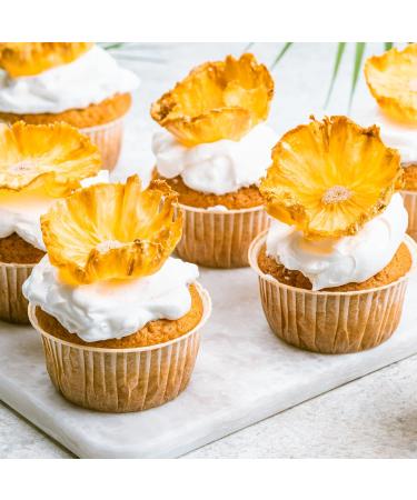 Yupik Organic Dried Pineapple Rings 450 g 6 Count Non-GMO Gluten-Free Kosher Vegan Tropical Dried Fruits No Added Sugar Sliced Pineapple Source of Fiber Healthy Snacks Ideal for Baking 2.6 kg - Buy Online on GoSupps.com