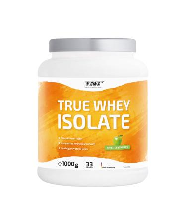 Tnt true whey protein isolate powder (1kg) protein powder for protein shake great solubility & delicious taste (apple) apple 1 kg (1 Pack) - Buy Online on GoSupps.com