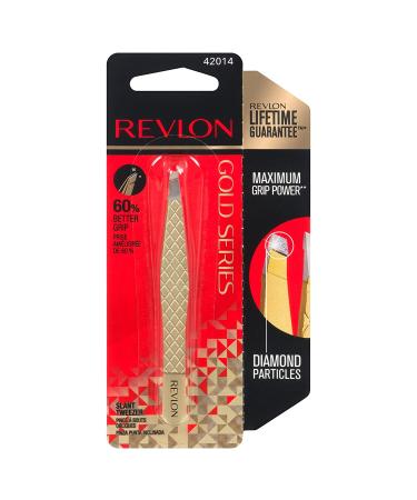 Revlon Gold Series Titanium Coated Diamond Tweezer - High Precision Hair Removal Tool for Men, Women & Kids - Buy Online on GoSupps.com