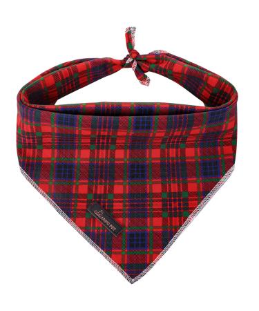 Aring Pet Christmas Dog Bandana-Cute Plaid Dog Bandanas Cotton Vacation Dog Necker Dog Dog Dog Triangle Libs For Small to Big Young Girls Dogs and Cats S Christmas checked - Buy Online on GoSupps.com