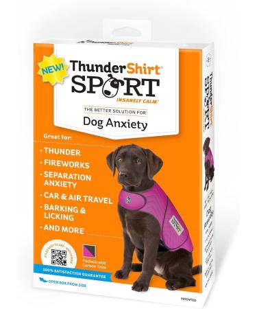 Thundershirt Dog Anxiety Jacket - Fuchsia XL | Best Dog Clothing for Calming  - Buy Online on GoSupps.com