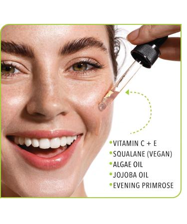 Hydrate & Glow Face Oil | Vitamin C & E Serum | 100% Natural Skincare | Boost Hydration & Firmness | Handcrafted in Santa Barbara CA - Buy Online on GoSupps.com