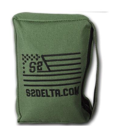 Tactical Rear Squeeze Bag, Shooting Rest, Rifle Rest, Long Range Shooting Rest, PRS Precision, Medium Barricade Bag, S2Delta OD Green 1lb