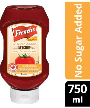 French's 100% Canadian Tomato Ketchup No Sugar Added 750ml & Organic Classic Yellow Mustard 325ml Ketchup + Classic Yellow Mustard - Buy Online on GoSupps.com