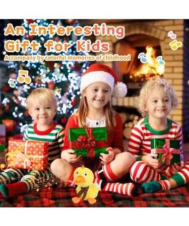 Interactive Plush Duck Toy - Singing, Quacking, Musical Educational Stuffed Toy for Kids - Yellow - Buy Online on GoSupps.com