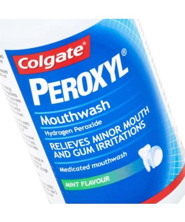 Colgate Peroxyl Mouthwash Mint Flavour 300ml - Pack of 4 Bottles - Buy Online on GoSupps.com