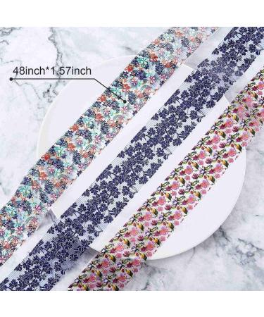 Yopeissn Starry and Floral Nail Art Decoration Foils - 1 Box Containing 10 Rolls of Vibrant Stickers - Buy Online on GoSupps.com